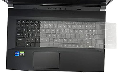 MSI Keyboard Cover - 2023 Stealth 17/16 Studio/Raider GE78HX GE68HX, Katana GF66 GF76 11UE 12UE/Sword 15 17/Pulse GL66 GL76 /Crosshair 15 16 17, Cyborg Modern 15/Creator M16/Prestige 16 Skin