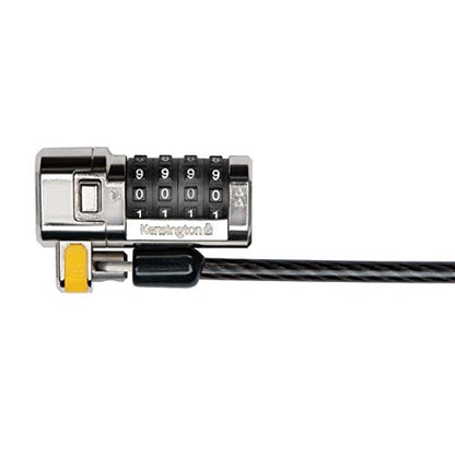 Kensington Clicksafe Combination Cable Lock for Laptops and Other Devices (K64697US)