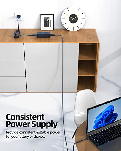 Superer 45W USB C Charger Fit for Lenovo Chromebook Laptop Computer Power Supply Adapter Cord Replacement