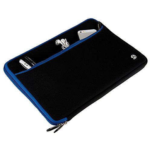 Vangoddy 13" Laptop Sleeve, Black/Blue (NBKLEA652) - color: Black/Blue, size: 13-13.3"