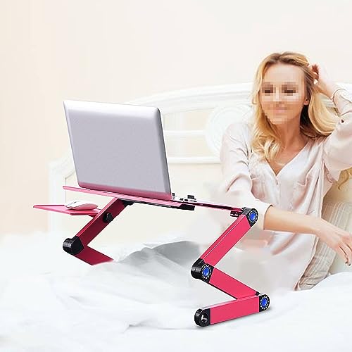 Greensen Laptop Stand，Cooling Fans Foldable | Adjustable height and angle with rotating joints,Two anti-slip buckles secure laptop,Aluminum alloy