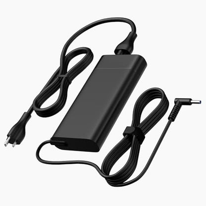 90W 19.5V 4.62A Laptop Charger Compatible with HP Envy 13 14 15 15T 17 M7 Pavilion 14 15 M4 Spectre x360 13 15 ProBook 650 G2 G4 450 470 G4 640 G2 Stream 11 13 14 710413-001 Smart Blue tip Ac Adapter