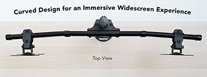 Mount-It! Dual Monitor Desk Stand, C-Clamp & Grommet Base | Fits two VESA 75/100 screens 17-27", two articulating arms, C-clamp and grommet bases.