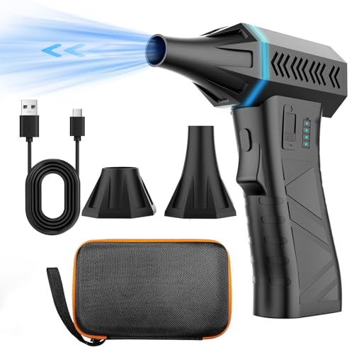 Compressed air dust Collector, 130000RPM Electric air dust Collector, USB Rechargeable Hair Dryer, Used for Cleaning Computer Keyboards and Electric Equipment, can Replace Compressed air Tanks