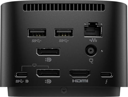 HP Thunderbolt Dock 280W G4 with Combo Cable, Thunderbolt 4, 5 USB, HDMI, 2 Display Port, RJ-45, with a Single Cable Connection to Any Brand Laptop (4J0G4AA#ABA) Bundle with Docztorm Hub
