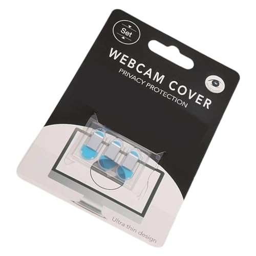 3 Discreet Webcam Privacy | 0.7mm Tool-Less Adhesive Cover Smartphones, Tablets, Laptops | Anti-Peeping Design Camera Privacy Cover Protector Suitable for Laptops Tablets Phones Tool - color: B