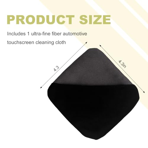Car Screen Cleaner, 4.13"×4.13" Square Auto Touch Screen Cleaner Microfiber Cleaning Pad, Scratch-Free Microfiber Cleaning Wipe for Vehicle Dashboard LCD Display Laptop - color: Square