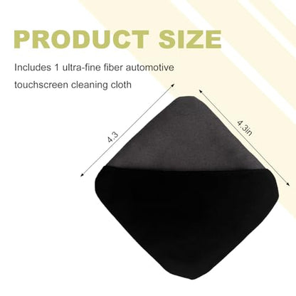 Car Screen Cleaner, 4.13"×4.13" Square Auto Touch Screen Cleaner Microfiber Cleaning Pad, Scratch-Free Microfiber Cleaning Wipe for Vehicle Dashboard LCD Display Laptop - color: Square