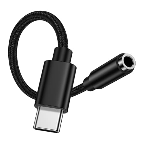 USB C to 3.5mm Audio Adapter Samsung Type C to Headphone Jack Adapter Aux | Dongle Cable for Samsung Galaxy S26 Ultra S26+ S26 S25 Ultra S25 FE Edge S25+ A37 A57 A17 A16 5G A36 A26 A56 S24 S23 S22 S21