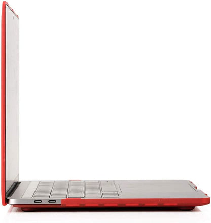 RUBAN Compatible with MacBook Pro 13 inch Case 2023, 2022, 2021-2016 M2 M1 A2338 A2289 A2159 A2251 A1989 A1708 A1706 with/Without Touch Bar, Plastic Hard Shell Case Cover, Matte (RED) - color: RED