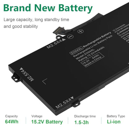 Fancy Buying ZO04XL HSTNN-KB6W Laptop Battery for HP ZBook Studio G3 G4 Mobile Workstation ZO04 ZO06 ZO06XL 808396-421 808450-001 808450-002 HSTNN-CS8C HSTNN-C88C HSTNN-LB6W - size: 10.11*3.31*0.27inch