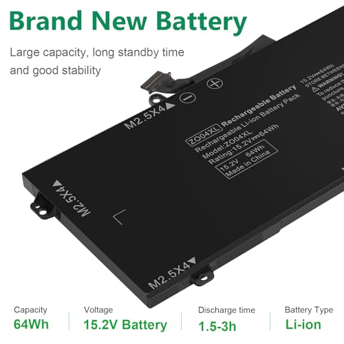 Fancy Buying ZO04XL HSTNN-KB6W Laptop Battery for HP ZBook Studio G3 G4 Mobile Workstation ZO04 ZO06 ZO06XL 808396-421 808450-001 808450-002 HSTNN-CS8C HSTNN-C88C HSTNN-LB6W - size: 10.11*3.31*0.27inch