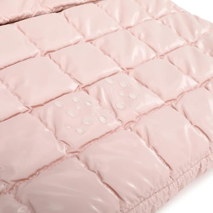 Canvas Life 360 Protective Plush Laptop Sleeve 14-14.4-inch Laptop Sleeve Bag Compatible with HP, Lenovo, Dell, ASUS, MacBook Pro 14-inch - Quilted Design (Pink, 14 inch / 14.0 inch) - color: Pink