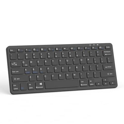 MMK Wireless iPad Keyboard-Black | Tablet Keyboard for iPad 11th/10th/9th/8th & Pro 13/12.9/11", Air 13/11" and Other Bluetooth-enabled Devices. - color: Black