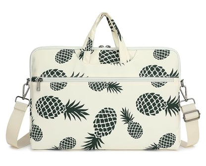 Water Resistant Laptop Shoulder Sleeve Case Bag for MacBook Pro 16 inch and 15.6 inch and 16 inch laptop (Pineapple) - color: Pineapple