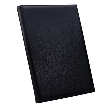 Case-it Padded Laptop Sleeve | Fits 15-Inch | LAP-101-LL Black | Faux Leather, Microfiber-Lined Gusseted Pocket, Internal Elastic Pocket, Laptop Protector, School & Office - color: LAP-101-LL-BLACK, size: 1 Pack