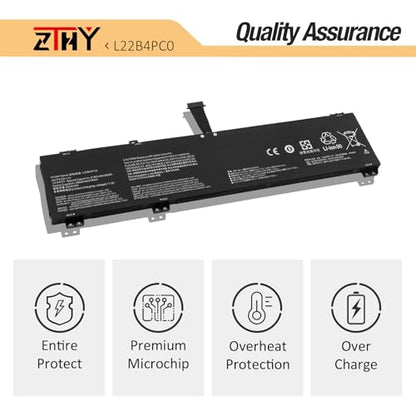 L22C4PC0 L22B4PC0 Laptop Battery Replacement for Lenovo Legion Pro 5 16ARX8 | 16IRX8 16IRX9 Legion Pro 7 16ARX8H 16IRX8 16IRX8H 16IRX9H ThinkBook 16p G4 IRH Series L22D4PC0 L22M4PC0 L22X4PC0 15.44V 80Wh - size: 12.2*3.11*0.31 inch L22B4PC0
