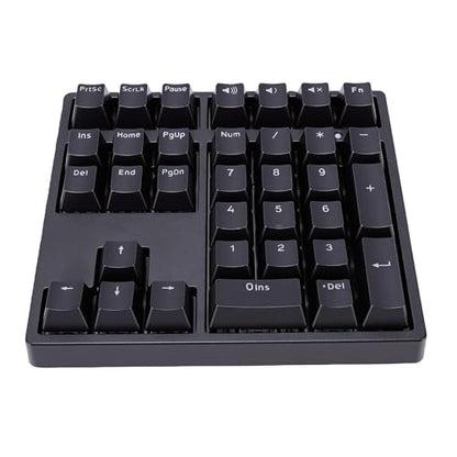 Zunate Mechanical Number Pad 34 Keys USB Wired Numpad, RGB Backlit PBT Keycaps Red Switch Numeric Keypad with Shortcut Keys for Laptop Desktop PC Data Entry Work