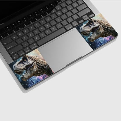 Universal Laptop Skin Sticker with 2 Wrist Pad Skins, Waterproof Scratch Resistant Vinyl Laptop Cover Decal, Cut to Fit for 11–15.6 Inch MacBook HP Dell Lenovo, Dinosaur - color: Dinosaur