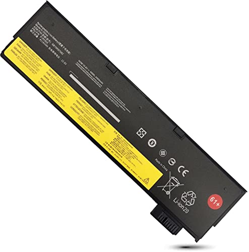 11.4V 61+ 61 T580 T570 P52S T470 01AV423 01AV452 for Lenovo ThinkPad T570 T580 A475 T470 T480 P51S P52S TP25 Series 61 01AV422 01AV424 SB10K97580 A485 6-Cell 48Wh - size: 9.09 x 2.56 x 1.65 inches T580 BATTERY