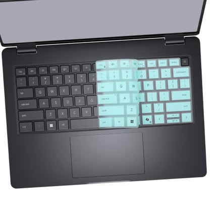 Keyboard Cover for 2026 2025 Dell Pro 14 PC14250/14255-HotBlue | Pro 14 Plus PB14250/14255,Pro 14 Max MC14250/14255 14'' (NOT FIT Dell Pro Max 14 Premium & Education/Rugged/Essential 14) - color: HotBlue