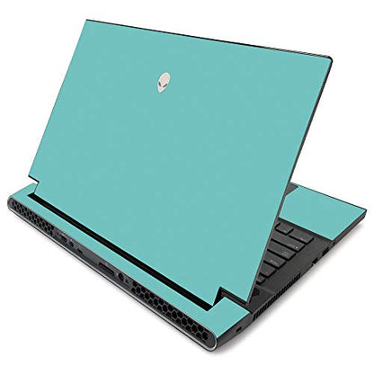 MightySkins Skin for Alienware m17 R2 (2019)| Protective, Durable, and Unique Vinyl Decal wrap cover | Easy To Apply, Remove, and Change Styles | Made in the USA (ALWM17R219-Solid Turquoise) - color: Turquoise