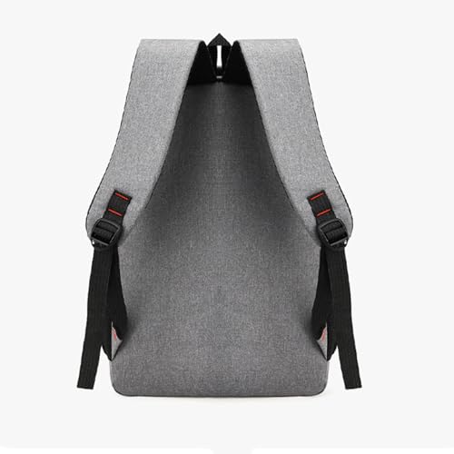 Anti Theft College Backpack With USB Charging Interface Waterproof Large Multi Pocket Laptop Travel Nylon Backpacks for Men Women Business Commuter Backpacks Daily Work Travel Airplane Use Grey - color: Grey