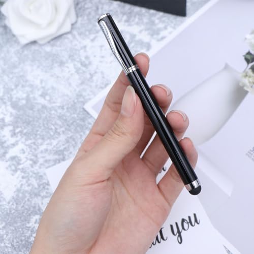 NOLITOY Capacitive Stylus Pen for Touch Screens High Precision and Sensitivity Stylus Pen for Phone Computer Black Writing Tool Metal Black It is Manufactured with Metal Material