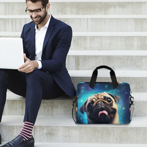 ALAZA Purple Dragon Laptop Case Bag Sleeve Portable Crossbody Messenger Briefcase w/Strap Handle, 13 14 15.6 inch - color: Multicolor5
