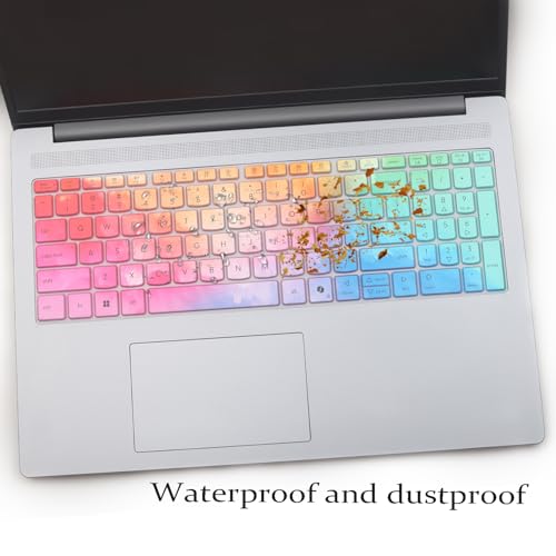Keyboard Cover for 2025 Lenovo IdeaPad Slim 3 3i 3X 15 16" 15AHP10 15IRH10 15IRU10 15Q8X10 16ARP10 16IRH10, IdeaPad Slim 5 5i 16" 16AHP10 16IRH10 16IRH10R-Colorful - color: Colorful