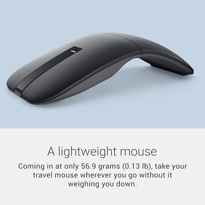 Dell Bluetooth Travel Mouse MS700, 4000 DPI, 2 Buttons | Bluetooth 5.0 LE, Touch Scroll, Swift Pair, AAA Batteries Included, 3 Year Advanced Exchange, Black - color: Black
