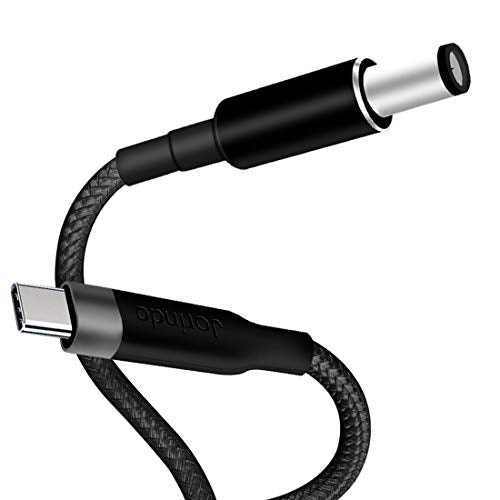Type-C to DC7.4x5.0mm PD Power Cord, 100W 5A Braided Nylon Fast Charging Cable for hp EliteBook 840 G1 840 G2 Elitebook 820/840/850 G1 Laptop Adapter - size: 3m/9.8ft, style: type-c male to (HP)DC7.4X5.0mm