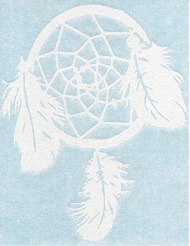 Dreamcatcher Dream Catcher - Native American Indian - Cars Trucks Moped Helmet Hard Hat Auto Automotive Craft Laptop Vinyl Decal Store Window Wall Sticker 10154