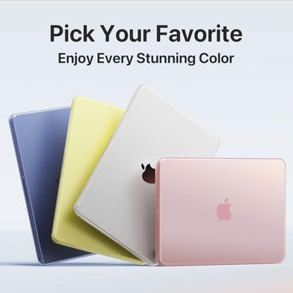 Soonjet for MacBook Neo 13 inch Case 2026 A3404 Hard Shell + Keyboard Cover | Clear Matte, Anti Scratch & Fingerprint, Protective Mac Laptop Cover, Thin & Lightweight, Sturdy & Durable Premium Plastic - color: Frost Clear