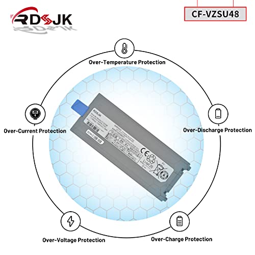 CF-VZSU48 CF-VZSU48U Battery Compatible Panasonic Toughbook CF19 CF-19 MK1 MK2 MK3 MK4 MK5 MK6 MK7 MK8 Series CFVZSU48 CF-VZSU28 CF-VZSU50 CF-VZSU50U CF-VZSU58U CF-VZSU48R 10.65V 58Wh