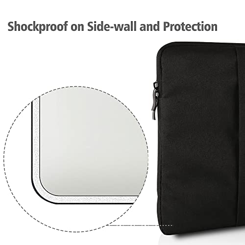 UPERFECT 18.5-inch Portable Monitor Case Polyester Laptop Sleeve Protective Case Vertical Style with Pocket Zipper for 18.5-inch Monitor Laptop Pad Tablet - size: 18.5"