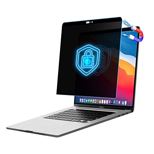 Privacy Screen for MacBook 12 Inch (2015-2017) | Ultra-Thin Edge Adhesive, Blue Light Filter, Anti-Glare, Scratch Resistant, Close Without Removing, Sleep Mode Compatible - size: MacBook 12'' (2015-2017)
