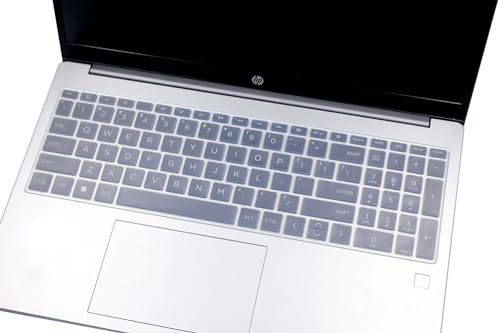 Keyboard Skin Compatible for 15.6" HP Laptop 15-fc 15-fd 15t-fd 15z-fc, HP Pavilion 15 15-eg/eh/er 15t-eg200/eg300 15z-eh300 Series, HP Pavilion 17z 17z-cp000 17z-ca200 17-cn 17-cp Series (Clear) - color: Clear