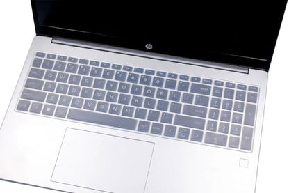 Keyboard Skin Compatible for 15.6" HP Laptop 15-fc 15-fd 15t-fd 15z-fc, HP Pavilion 15 15-eg/eh/er 15t-eg200/eg300 15z-eh300 Series, HP Pavilion 17z 17z-cp000 17z-ca200 17-cn 17-cp Series (Clear) - color: Clear