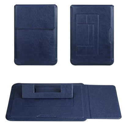 HoYiXi 14 Inch Laptop Sleeve Case with Stand Feature for Mac Book Pro 14 2021/ASUS Vivobook 14/HP Pavilion X360/IdeaPad 14/Dell HP ASUS Acer Huawei Matebook 14'',Compatible 13.3-14'' PC,Blue - color: Blue, size: 13.6-14'' laptop