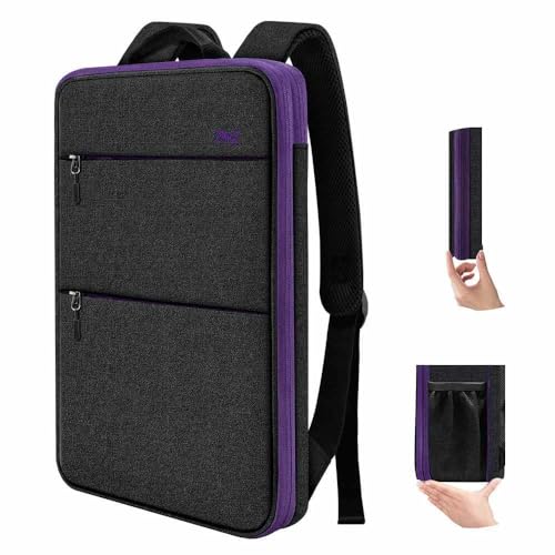 Slim & Expandable Laptop Backpack 15 15.6 16 Inch Case, Water Resistant Travel Backpack Compatible with MacBook Pro/Neo 16" 15", Dell XPS 15 16 and Most 15" 15.6" 16" Notebooks，B01PU01 - color: B01pu01, size: 15"-16"