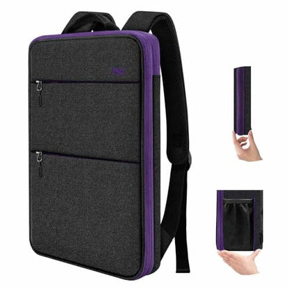 Slim & Expandable Laptop Backpack 15 15.6 16 Inch Case, Water Resistant Travel Backpack Compatible with MacBook Pro/Neo 16" 15", Dell XPS 15 16 and Most 15" 15.6" 16" Notebooks，B01PU01 - color: B01pu01, size: 15"-16"