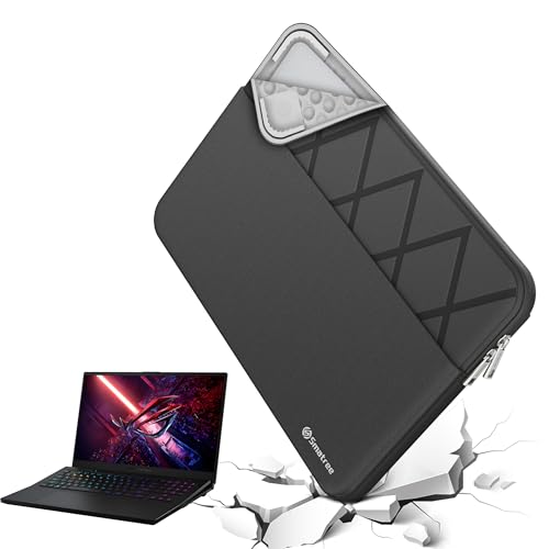 Smatree Laptop Sleeve for 14 inch ASUS TUF Gaming A14 2025 | for 14 inch ASUS TUF Gaming A14 2024 Copilot+PC,Laptop Case with Accessory Pocket,Patented Shockproof Design (E457) - color: Elite-Black, size: for 14 inch TUF Gaming A14 (E457)