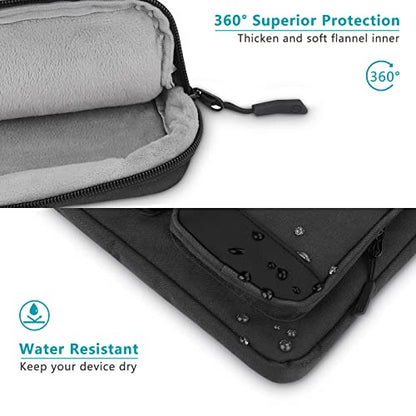 Alfheim Laptop Bag 14-14.2 inch Laptop Cover, 360° Protective Waterproof Shockproof Lightweight MacBook Air 15 Notebook Briefcase, Compatible with ASUS Lenovo Dell Samsung - color: Dark Grey, size: 14"