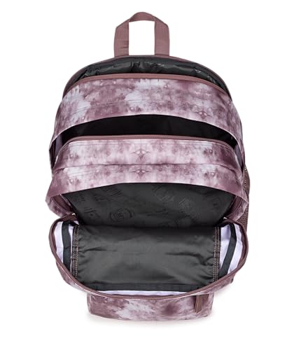 JanSport Laptop Backpack - Computer Bag with 2 Compartments, Ergonomic Shoulder Straps, 15” Laptop Sleeve, Haul Handle - Ice Dye - color: Ice Dye Mahogany
