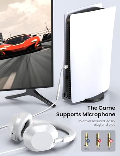 Fidioto 2 Pack USB A to Audio Jack Adapter, White Braided Cable USB to 3.5mm Adapter Compatible with Speaker, Headphone,PC,Laptop,Linux,Desktops,PS4 and More Devices - size: 2 Pack