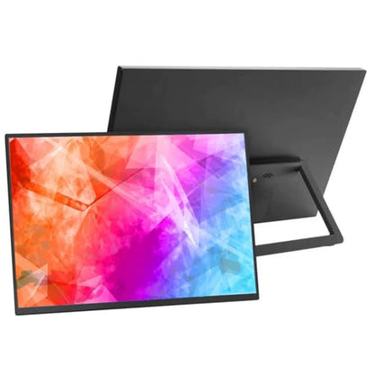 cjc 18.5" FHD Portable Touch Screen Monitor with Kickstand - USB C HDMI External Travel Display for Laptop, Phone, Gaming Console, Second Screen (18.5” 120Hz) - size: 18.5” 120Hz