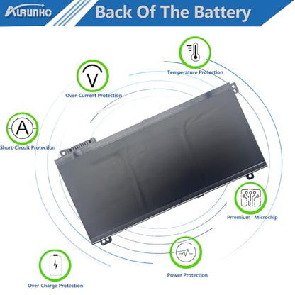 RU03XL 48Wh Laptop Battery Replacement for Hp Probook X360 440 G1 Education Edition G6 G5 G4 G3 Series RU03048XL L12791-855 HSTNN-LB8K 11.4V