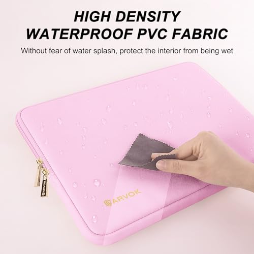 ARVOK Laptop Sleeve Case,Waterproof Notebook Cover for MacBook Air MacBook Pro inch, Computer Carrying Bag - color: Pink, size: 13 inch