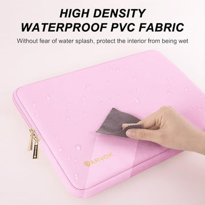 ARVOK Laptop Sleeve Case,Waterproof Notebook Cover for MacBook Air MacBook Pro inch, Computer Carrying Bag - color: Pink, size: 13 inch